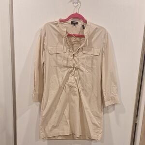 Theory Beige Tunic Dress